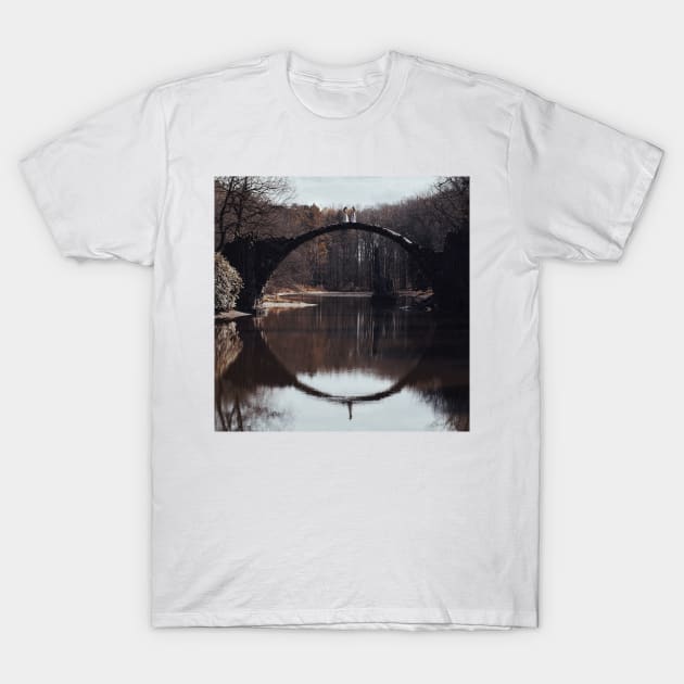 Twins Reflection T-Shirt by JovanaRikalo